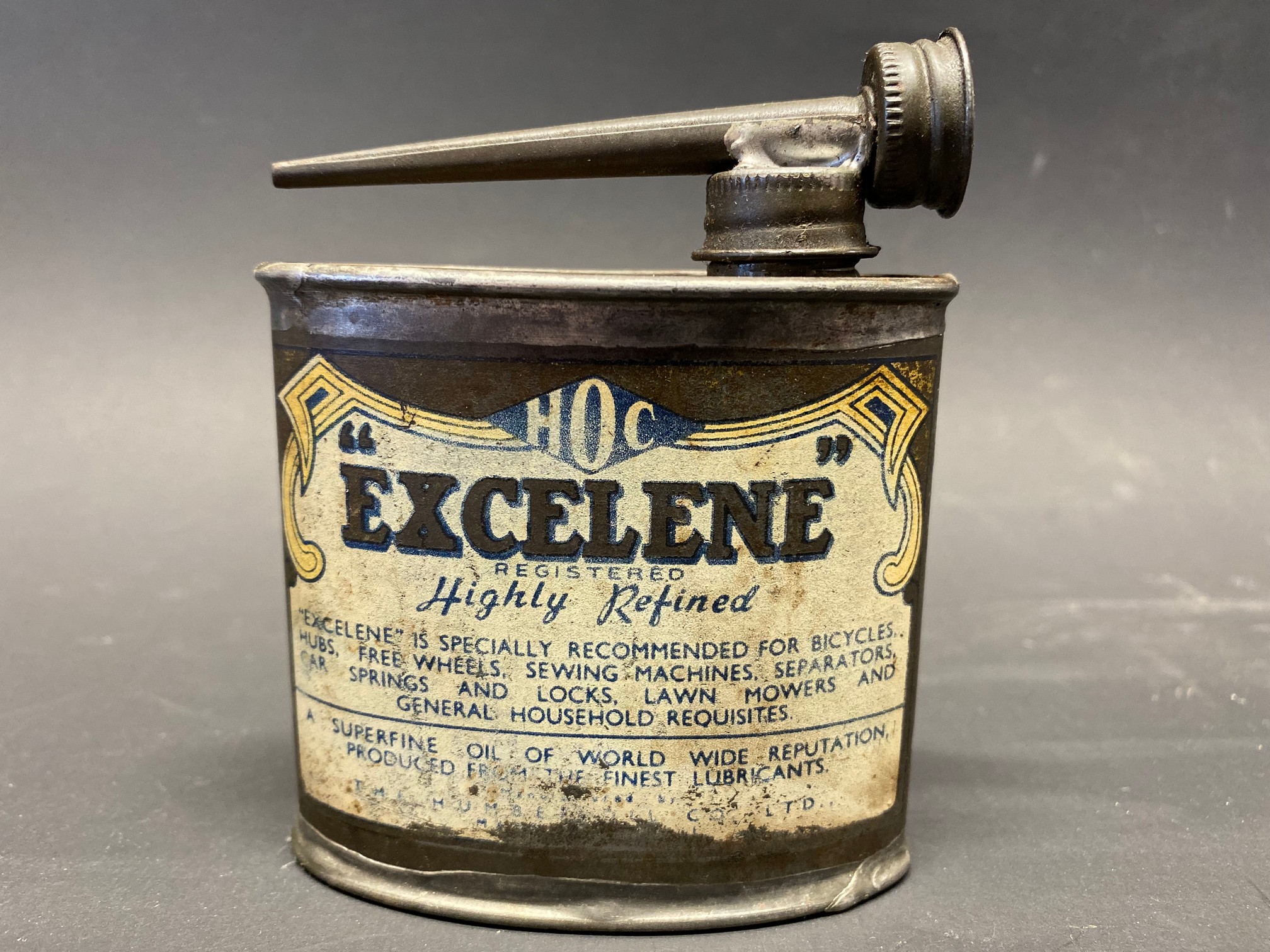 A small Excelene Cycle Lubricating oil can, in good condition. - Image 2 of 2