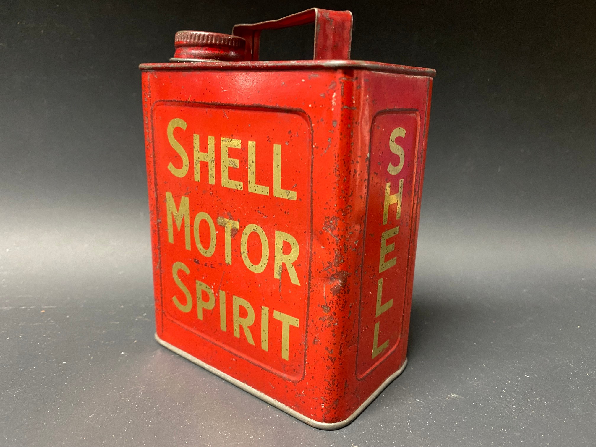 A Shell Motor Spirit pedal car can, in excellent condition. - Image 2 of 4