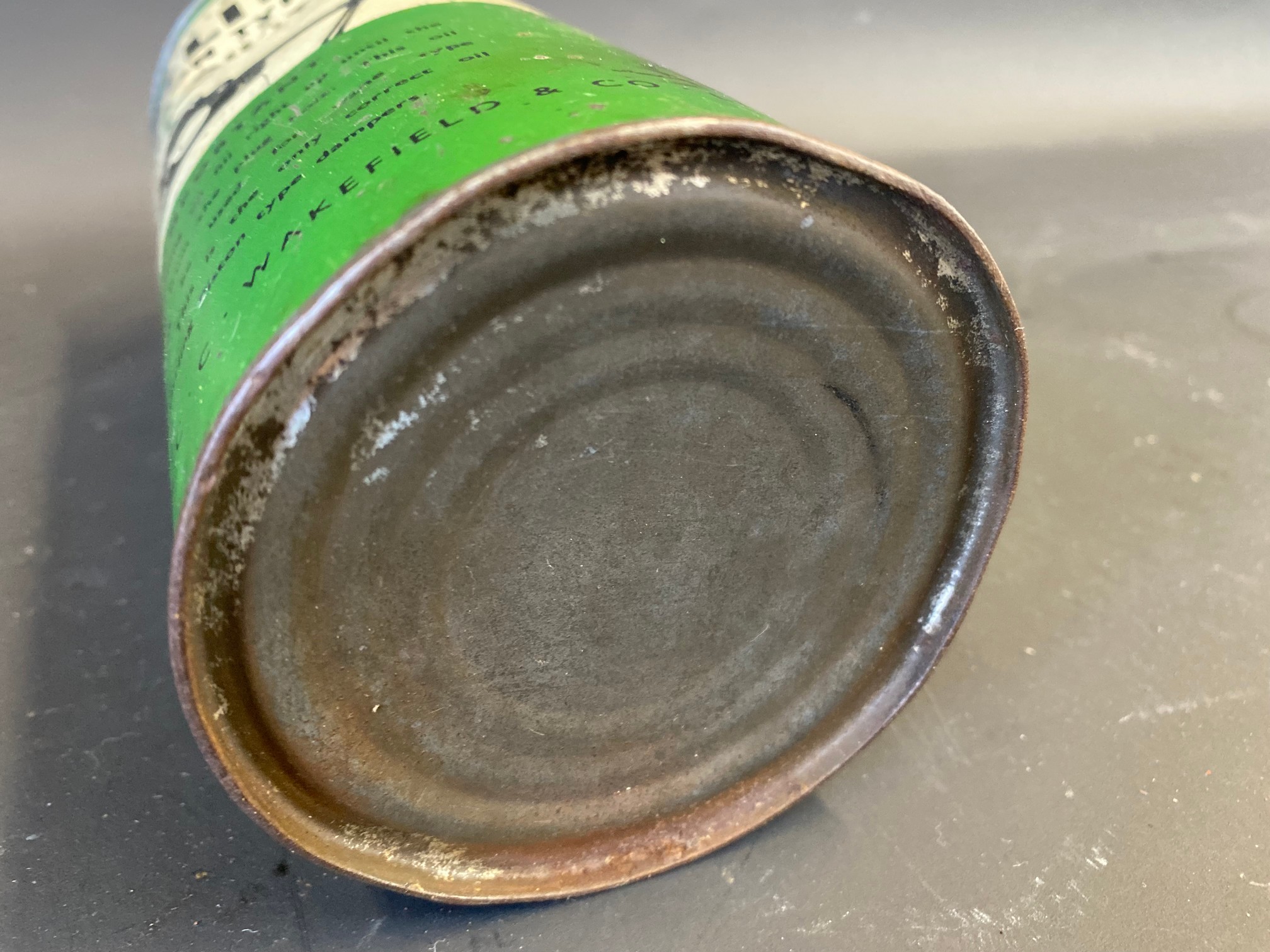 A Wakefield Girling Piston Type cylindrical quart can. - Image 4 of 4