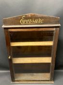 An Eversure front-opening wall mounted dispensing cabinet, 18" wide x 28 1/2" high x 7 1/2" deep.