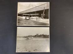 An interesting photograph of an Avro 621 Tutor, at Hamble Aerodrome, sat beside two Wayne 800 petrol