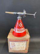 A new old stock Redex conical fuel additive dispensing gun, in exceptional condition, with