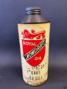 A Royal Snowdrift Oil cylindrical quart can.