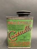 A Wakefield Castrollo Upper Cylinder Lubricant pint can.