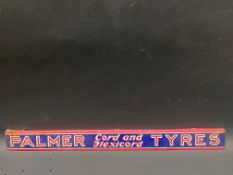 A Palmer Tyres shelf strip.