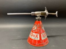 A Redex conical dispensing gun.