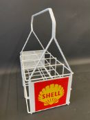 A Shell eight-division oil bottle crate, in excellent condition.