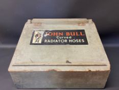 A John Bull curved radiator hoses counter top writing slope.