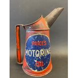 A Price's Motorine Oil quart measure.