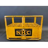 A large and unusual design 24 division NBC oil bottle crate with good decals.
