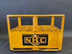 A large and unusual design 24 division NBC oil bottle crate with good decals.