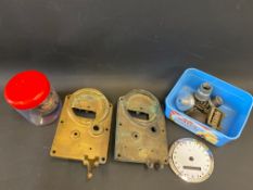 A selection of Avery Hardoll CH1 petrol pump parts including rebuilt clutches.