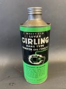 A Wakefield Luvax Girling Vane Type cylindrical quart can.