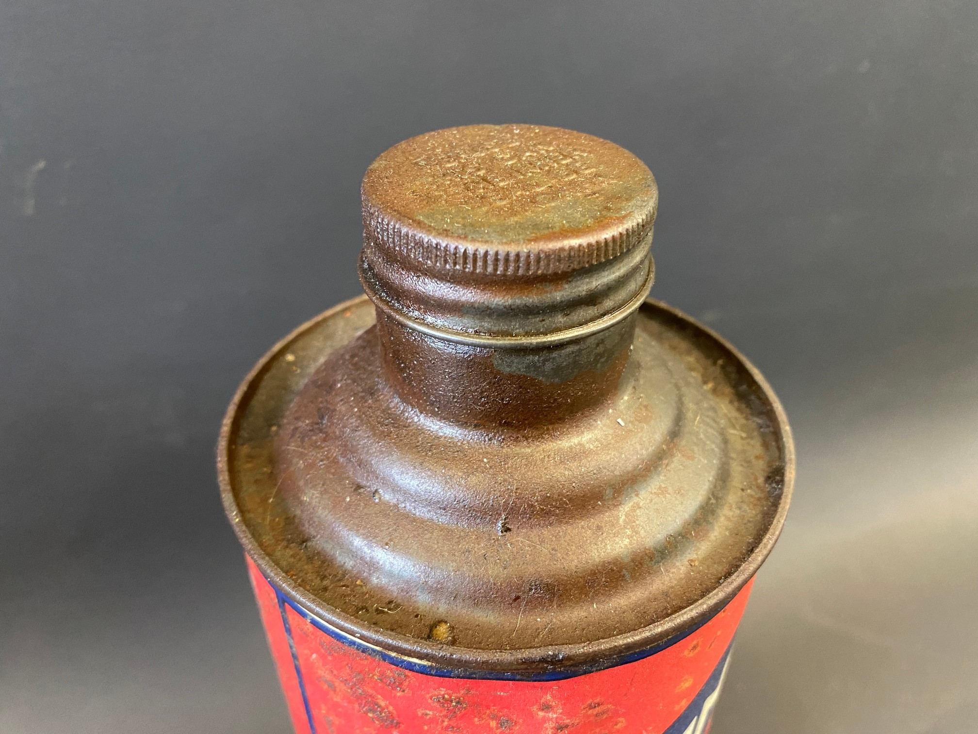 A Price's Motorine cylindrical quart can. - Image 3 of 4