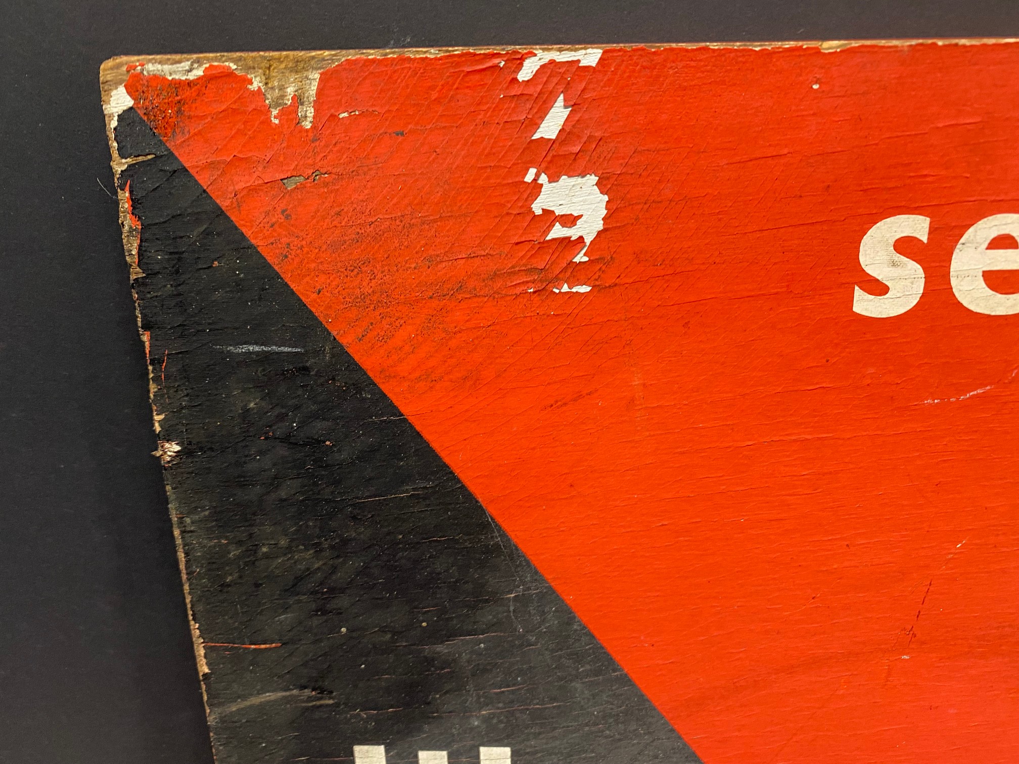 A circa 1960s Havoline hardboard sign, 42 x 16". - Image 2 of 3
