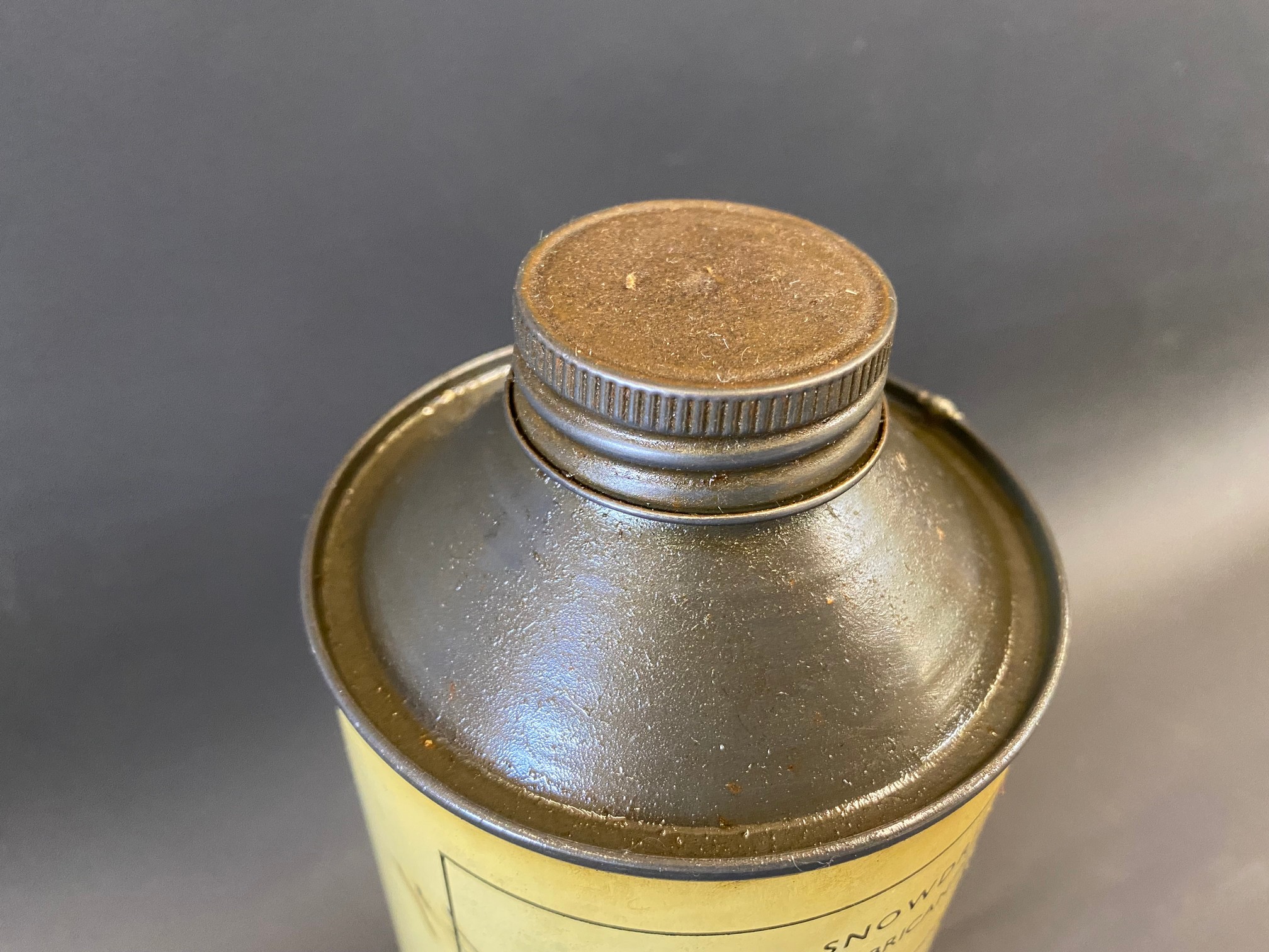 A Royal Snowdrift Oil cylindrical quart can. - Image 3 of 4