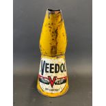 A Veedol quart measure.