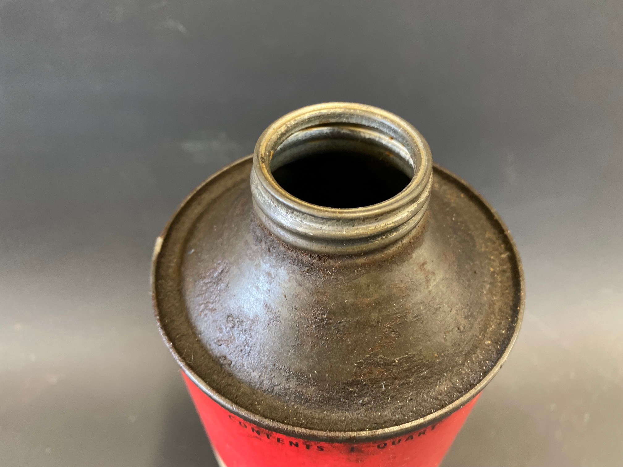 An Essolube Motor Oil cylindrical quart can. - Image 3 of 4