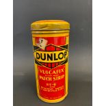 A Dunlop Vulcafix Patch Strip cylindrical tin, in very good condition.