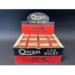 A boxed set of Osram car bulbs.