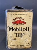 A Gargoyle Mobiloil BB square can.