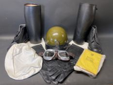 A selection of television props by repute from the BBC drama called 'The Last Salute', following the