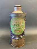 A Duckham's Morrisol 'Sirrom' Synchro-Gear Oil cylindrical quart can.