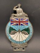 A National Motorists Association enamel car badge by Collings of London, no. 1145.