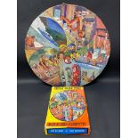 A boxed Waddingtons circular jigsaw puzzle 'Champions of Sport'.