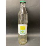 A rarely-seen BP Vanellus quart glass oil bottle, dated 1966.