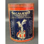 A Tecalemit Lubricant cylindrical tin.