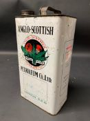 An Anglo-Scottish Petroleum Co. Limited gallon can.