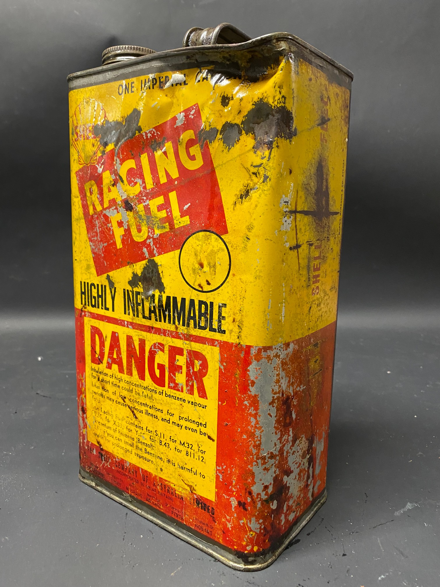 A Shell Racing Fuel gallon can. - Image 2 of 4