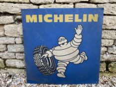 A Michelin pictorial tin advertising sign by Shankland Limited, dated 1961, 29 1/2 x 29 1/2".