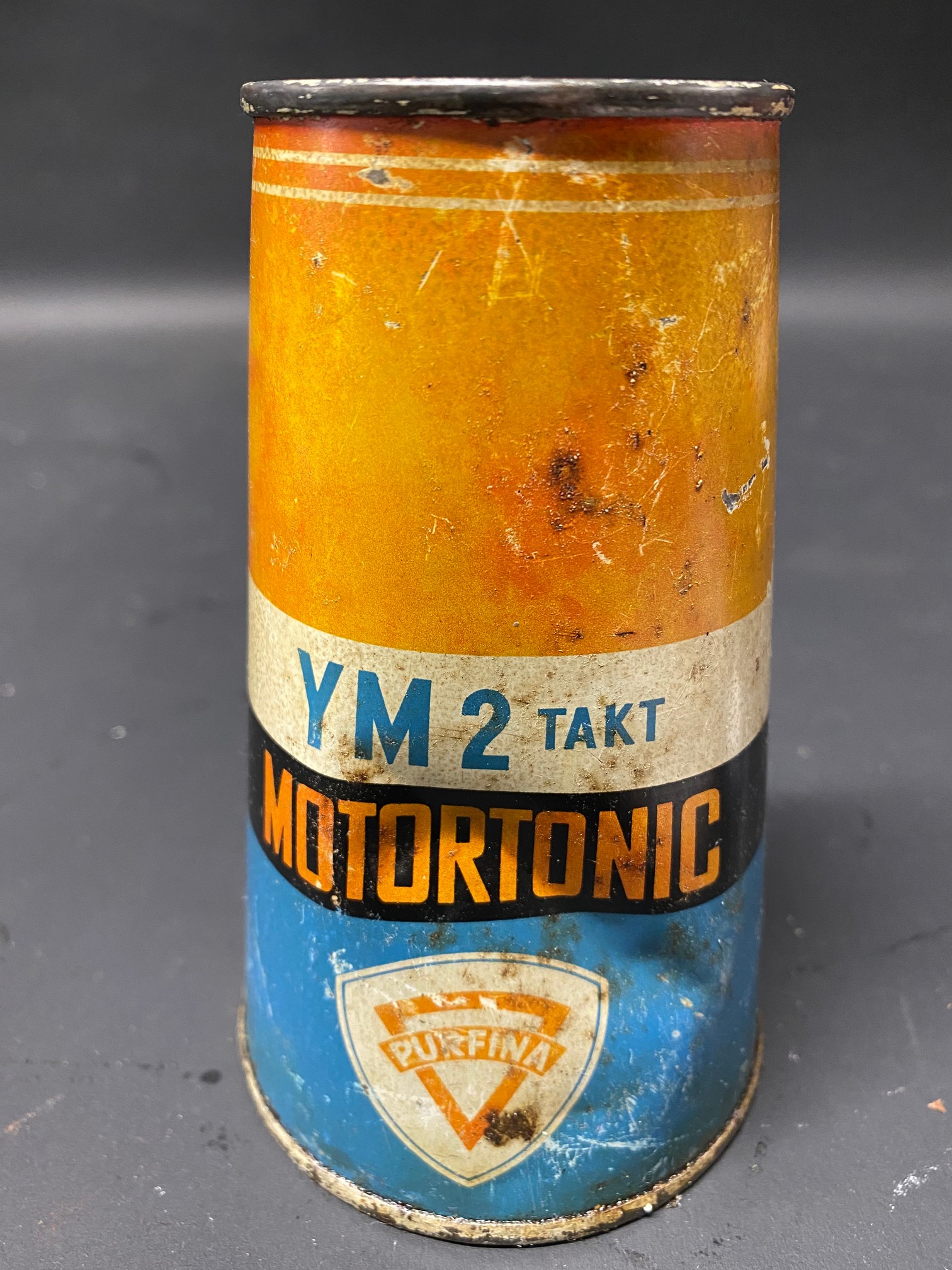 A Purfina Motortonic conical can. - Image 2 of 4