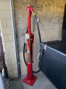 An Avery Hardoll CH1 petrol pump, well restored with good quality paintwork, new rubber hose,