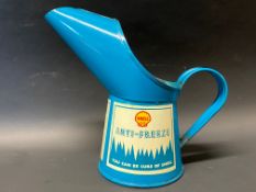 A Shell Anti-Freeze half pint measure, in excellent condition, dated 1963.