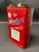 A Maxima Anti-Freeze gallon can.