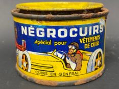 A French tin with highly pictorial design of a single seater racing car.