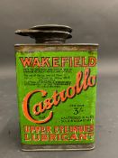 A Wakefield Castrollo Upper Cylinder Lubricant pint can.