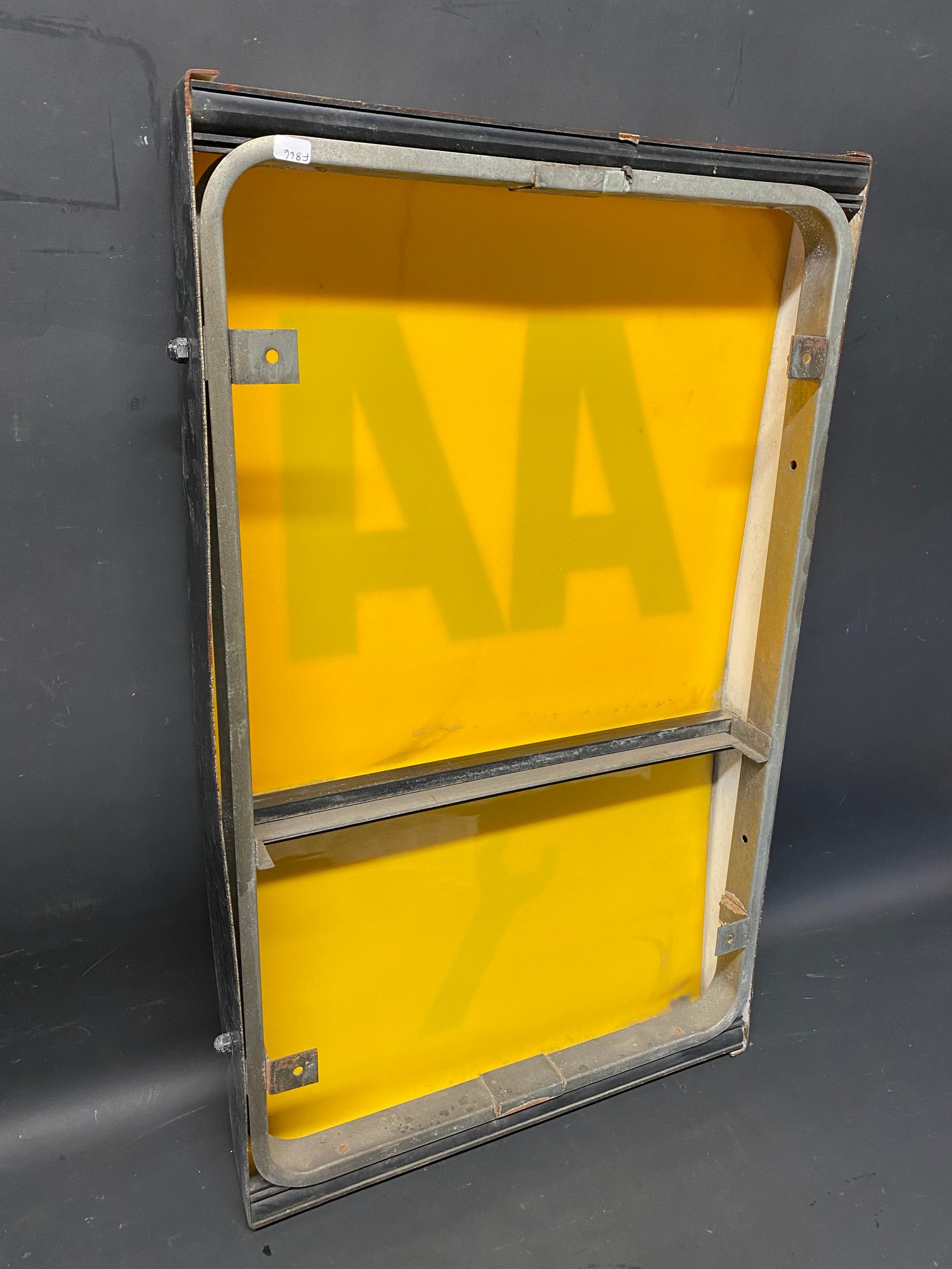 An AA illuminated lightbox lacking back panel, 16 x 27". - Image 2 of 2