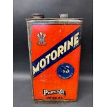 A Price's Motorine 'SS For Racing Cars' gallon can.