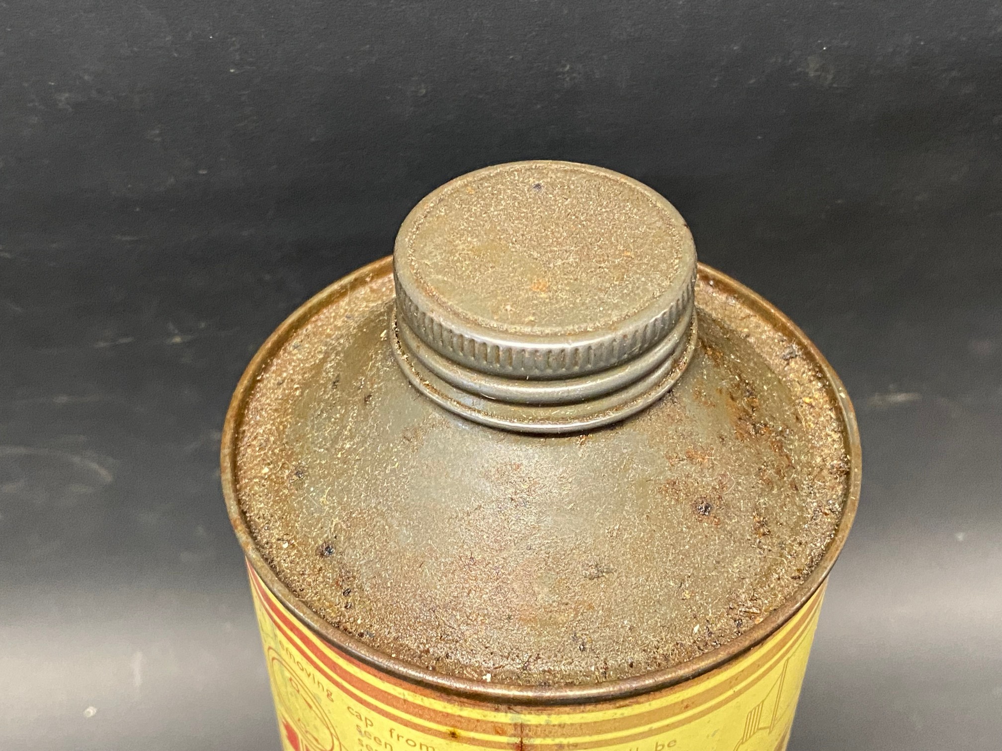 A BSM Oil cylindrical quart can. - Image 3 of 4
