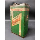 A Wakefield Patent Castrol gallon can.