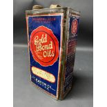 A Gold Bond Oils Canadian gallon can.