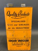 An Edgar Vaughan gallon can.