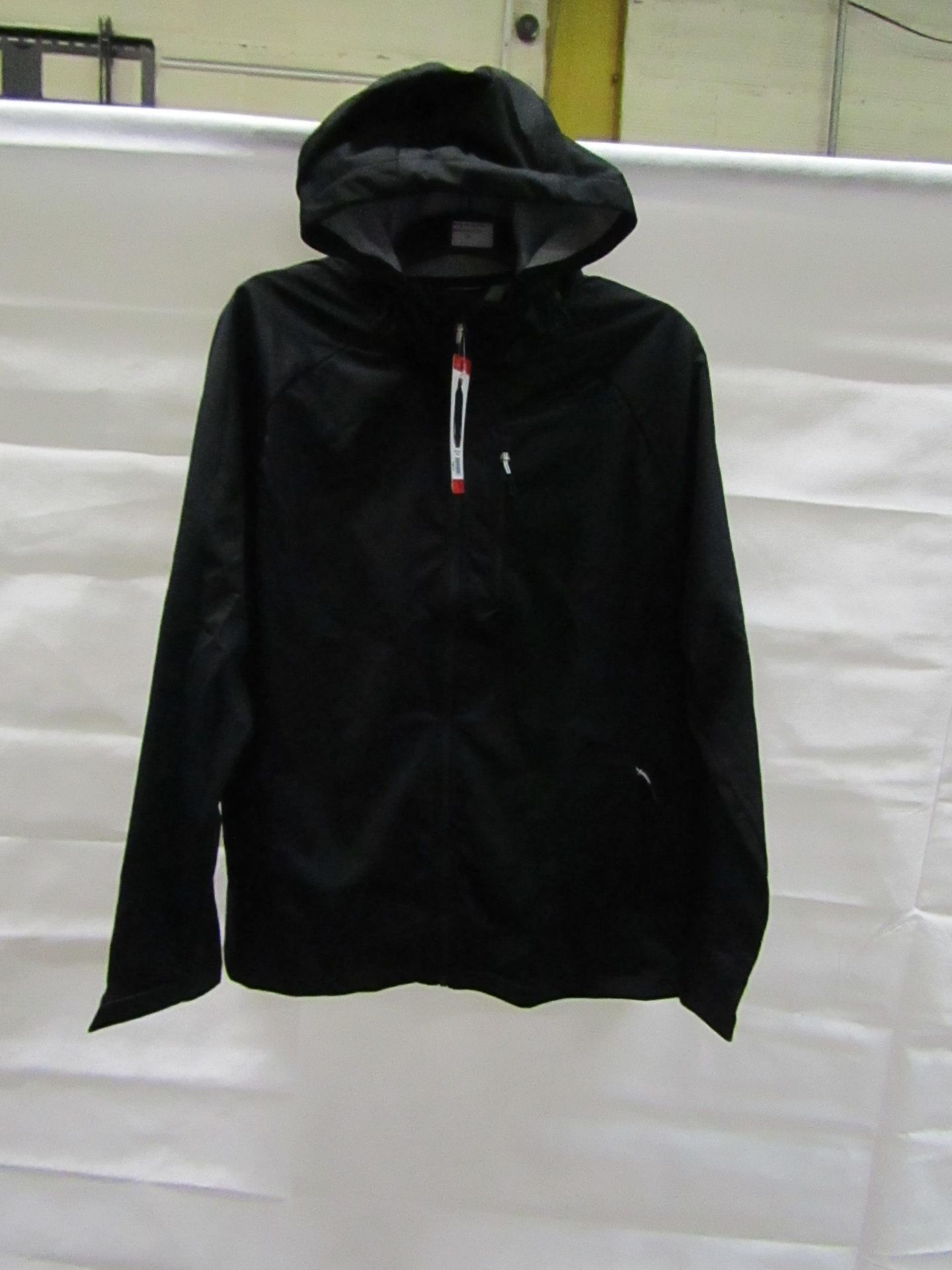 32 Degree Mens Black Hooded Jacket size M new with tag