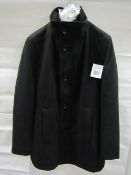 Mans World Wool Blend Quilt Lined Peacoat size M new with tag