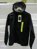 32 Degree Mens Black Hooded Jacket size S new with tag
