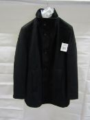 Mans World Wool Blend Quilt Lined Peacoat size M new with tag